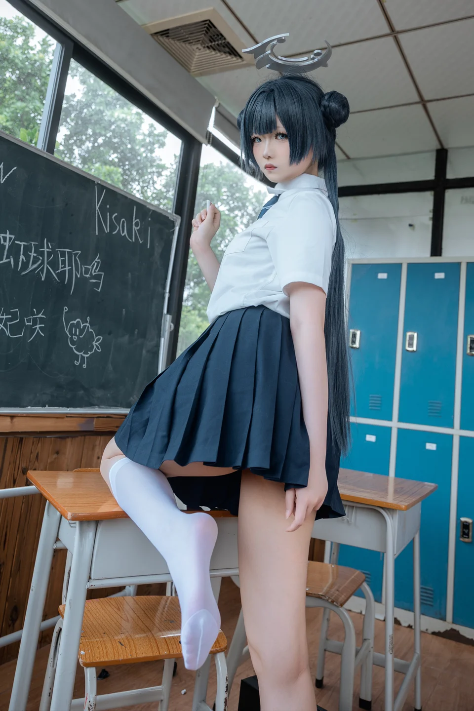 炸虾球耶呜_No_001_蔚蓝档案_妃咲_制服_44P_102MB tg@simisebaisi 【丝足阁】010.webp